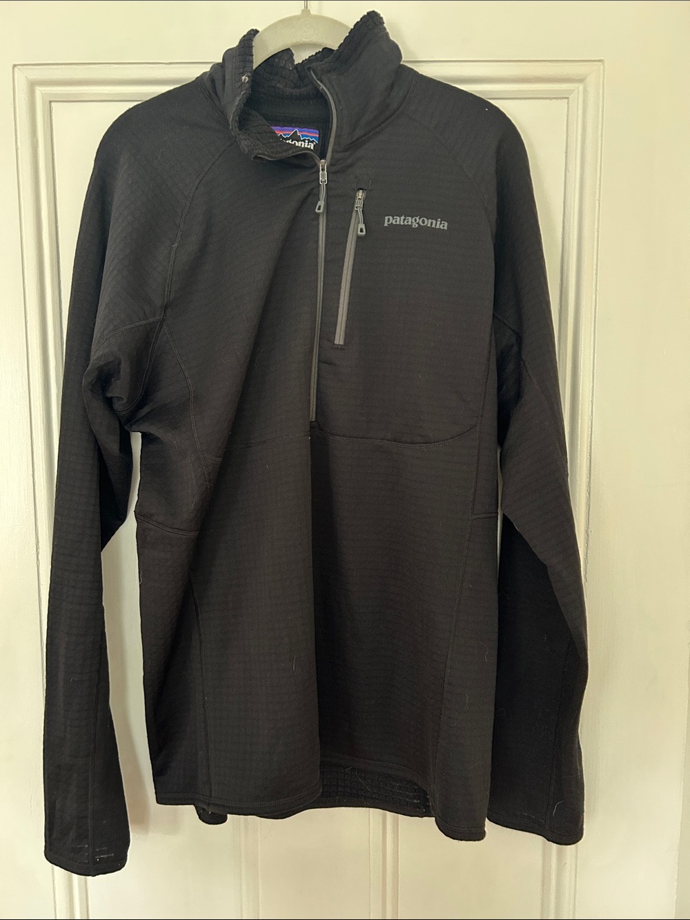 Patagonia Black Lightweight Quarter-Zip Pullover